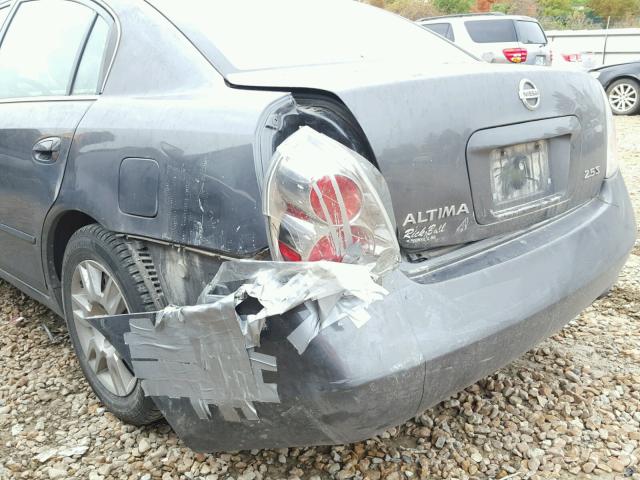 1N4AL11D86C132231 - 2006 NISSAN ALTIMA GRAY photo 9