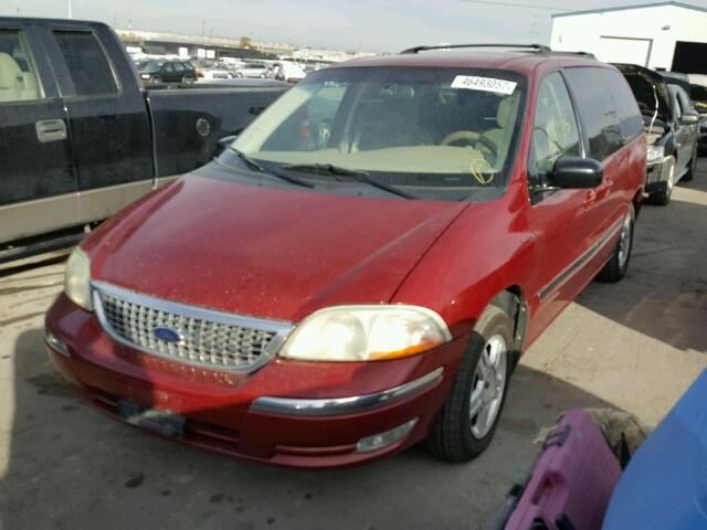 2FMZA52452BA47796 - 2002 FORD WINDSTAR S RED photo 2