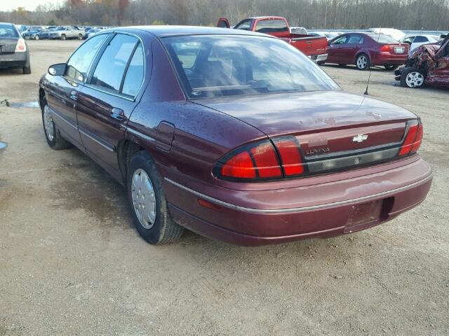 2G1WL52M7V9258178 - 1997 CHEVROLET LUMINA BAS მუქწითელი ფოტო 3