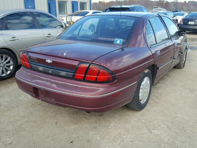 2G1WL52M7V9258178 - 1997 CHEVROLET LUMINA BAS მუქწითელი ფოტო 4