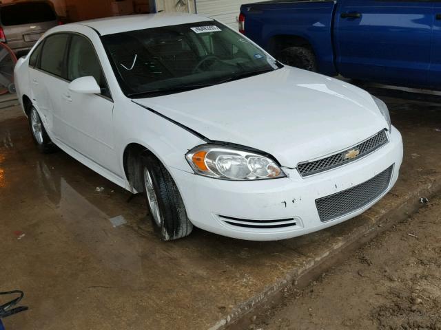 2G1WF5E33D1126414 - 2013 CHEVROLET IMPALA LS WHITE photo 1