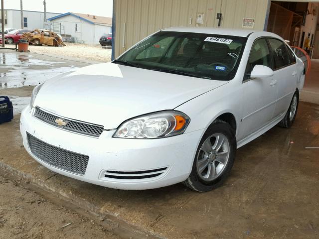 2G1WF5E33D1126414 - 2013 CHEVROLET IMPALA LS WHITE photo 2