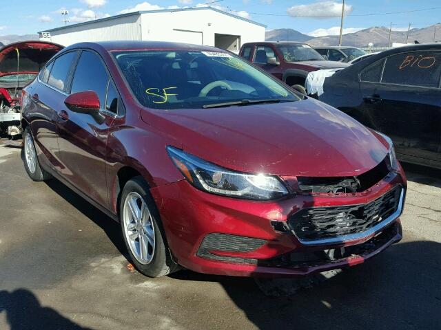 1G1BE5SM9G7262830 - 2016 CHEVROLET CRUZE LT RED photo 1