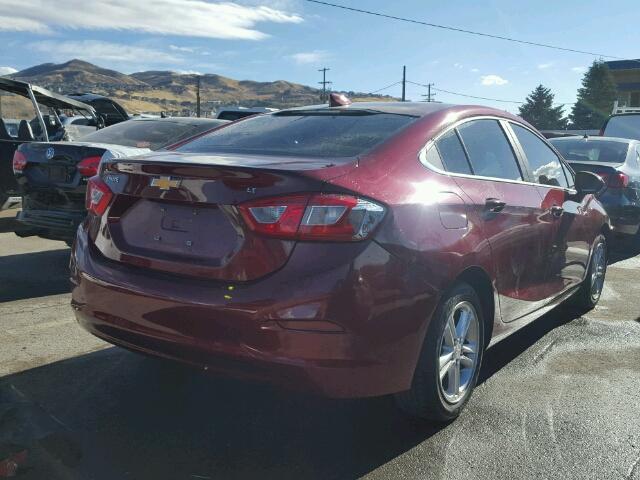 1G1BE5SM9G7262830 - 2016 CHEVROLET CRUZE LT RED photo 4