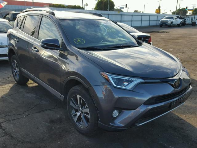 2T3RFREV7HW545425 - 2017 TOYOTA RAV4 XLE GRAY photo 1