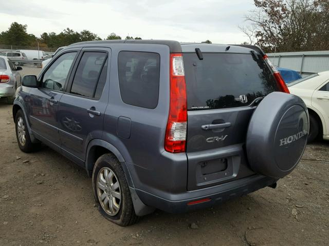 JHLRD78966C045669 - 2006 HONDA CR-V SE GRAY photo 3