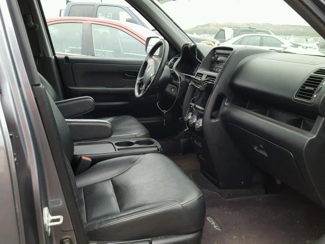 JHLRD78966C045669 - 2006 HONDA CR-V SE GRAY photo 5