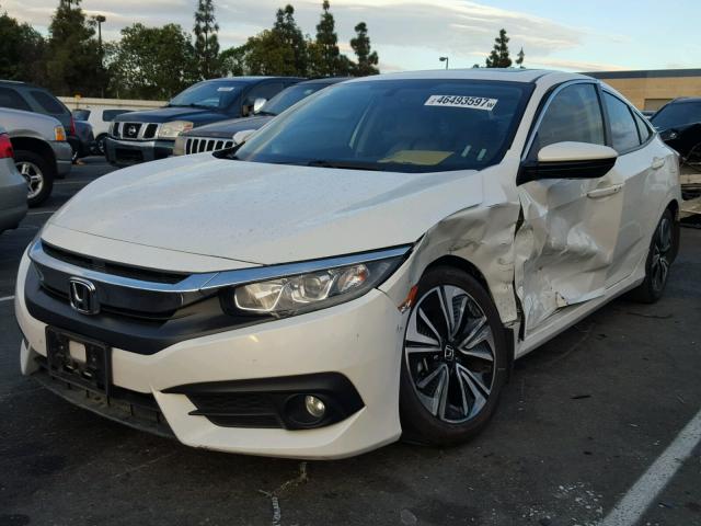 2HGFC1F36GH637667 - 2016 HONDA CIVIC EX WHITE photo 2