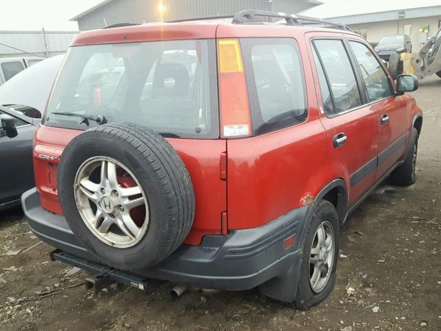 JHLRD1853VC062891 - 1997 HONDA CR-V LX RED photo 4