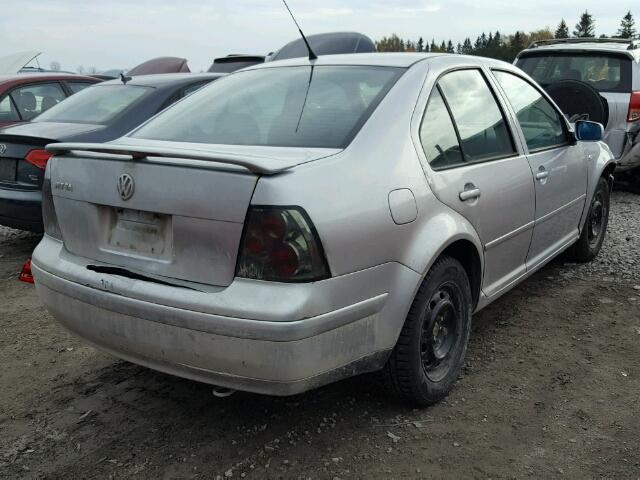 3VWSP69M32M154311 - 2002 VOLKSWAGEN JETTA GLS SILVER photo 4