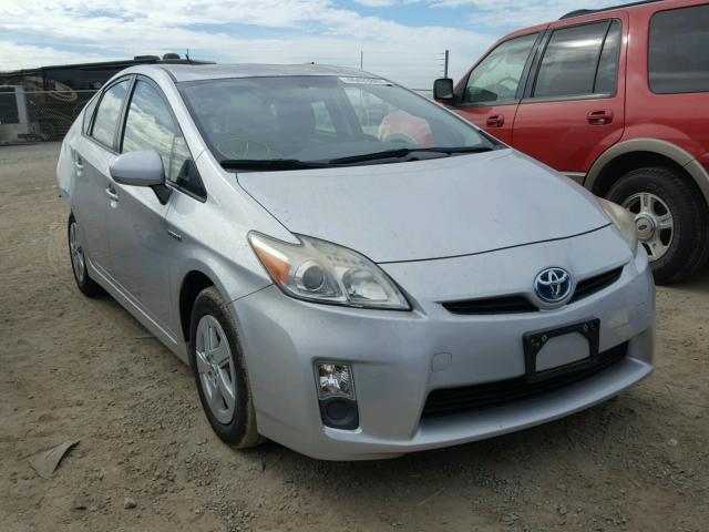 JTDKN3DU5B1362640 - 2011 TOYOTA PRIUS SILVER photo 1