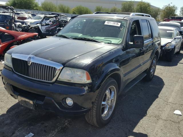 5LMEU68H73ZJ29742 - 2003 LINCOLN AVIATOR BLACK photo 2