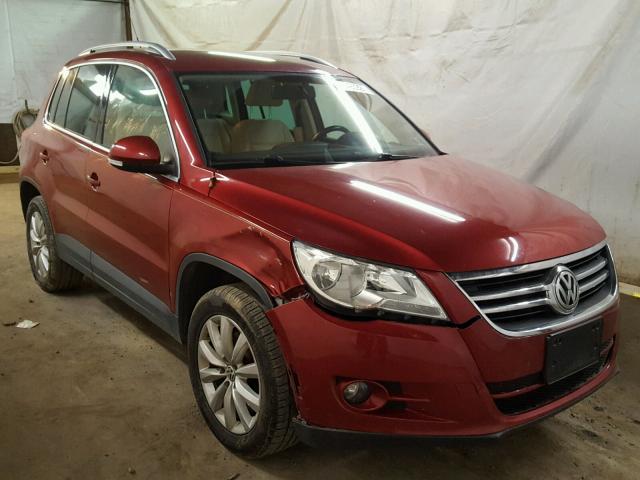 WVGBV7AX0BW000610 - 2011 VOLKSWAGEN TIGUAN S RED photo 1