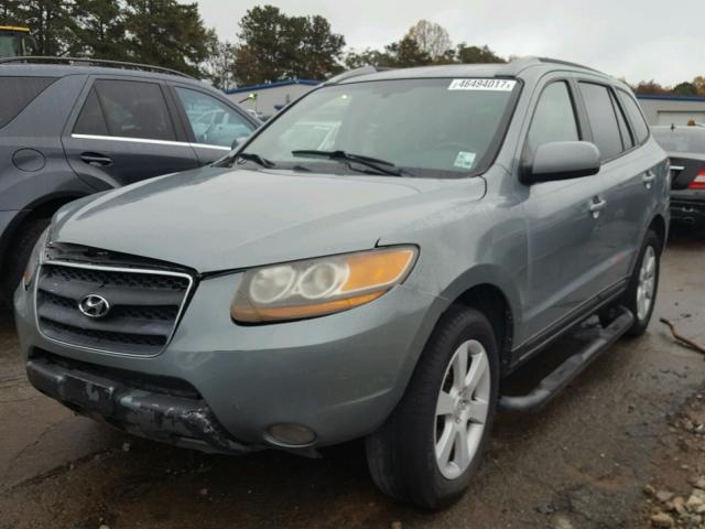 5NMSH13E08H156484 - 2008 HYUNDAI SANTA FE BLUE photo 2