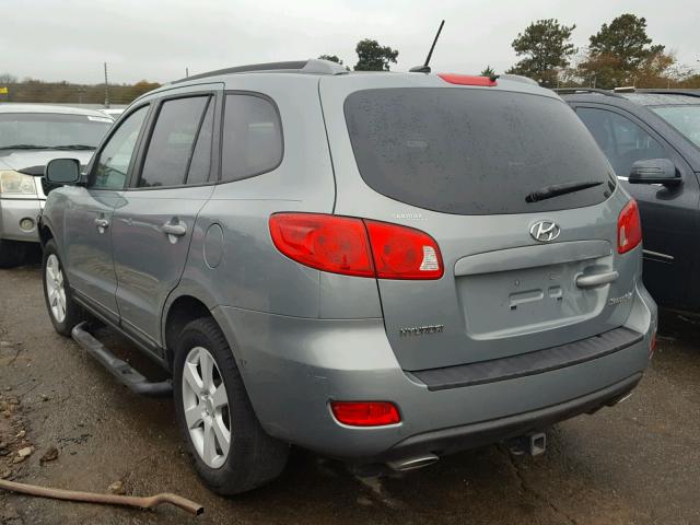 5NMSH13E08H156484 - 2008 HYUNDAI SANTA FE BLUE photo 3