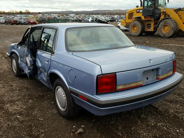 2G3AL54N2L2347783 - 1990 OLDSMOBILE CUTLASS CI BLUE photo 3