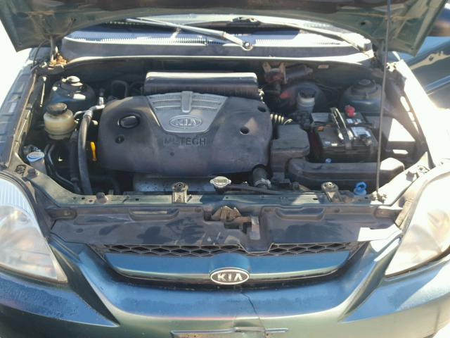 KNADC125436206248 - 2003 KIA RIO BLUE photo 7