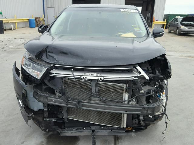 2FMTK3J81FBB75955 - 2015 FORD EDGE SEL BLACK photo 7