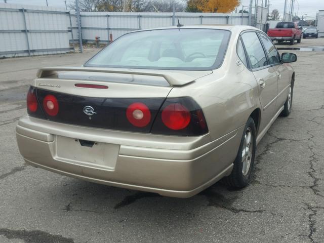 2G1WH52K659102956 - 2005 CHEVROLET IMPALA LS TAN photo 4