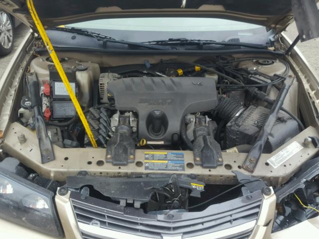 2G1WH52K659102956 - 2005 CHEVROLET IMPALA LS TAN photo 7