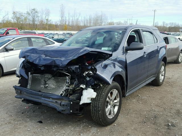 2GNFLEEK7E6295094 - 2014 CHEVROLET EQUINOX LS BLUE photo 2