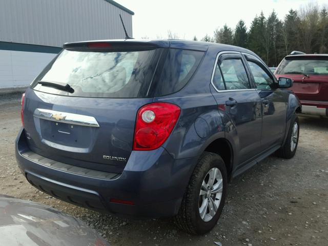 2GNFLEEK7E6295094 - 2014 CHEVROLET EQUINOX LS BLUE photo 4