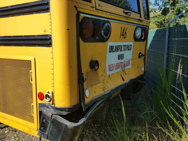 1BABNB0A52F204995 - 2002 BLUE BIRD SCHOOL BUS YELLOW photo 9