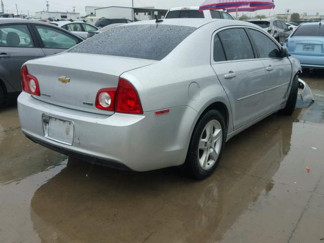 1G1ZA5E0XAF238634 - 2010 CHEVROLET MALIBU LS SILVER photo 4