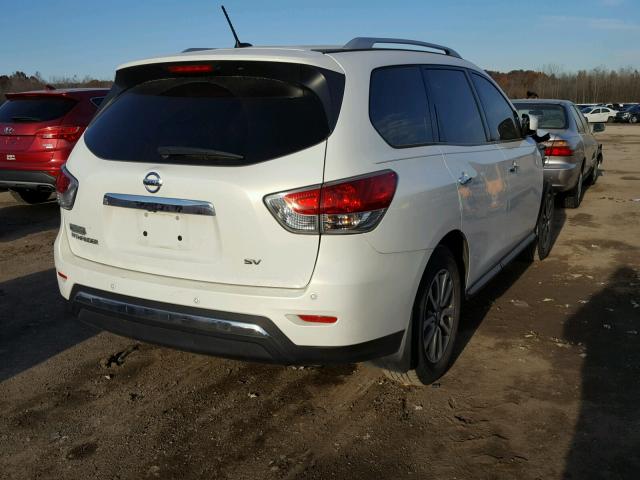 5N1AR2MN7EC650442 - 2014 NISSAN PATHFINDER WHITE photo 4