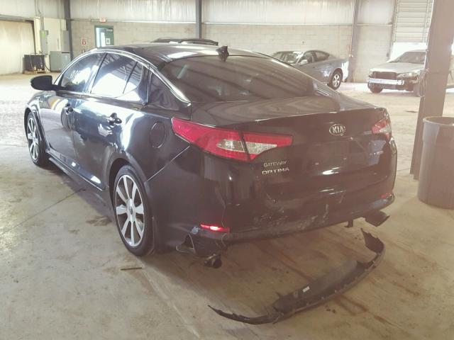 5XXGR4A64DG237643 - 2013 KIA OPTIMA SX BLACK photo 3