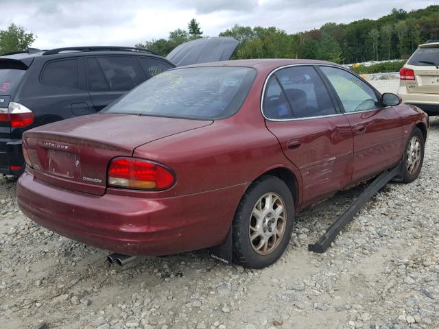 1G3WS52H2YF338058 - 2000 OLDSMOBILE INTRIGUE G RED photo 4