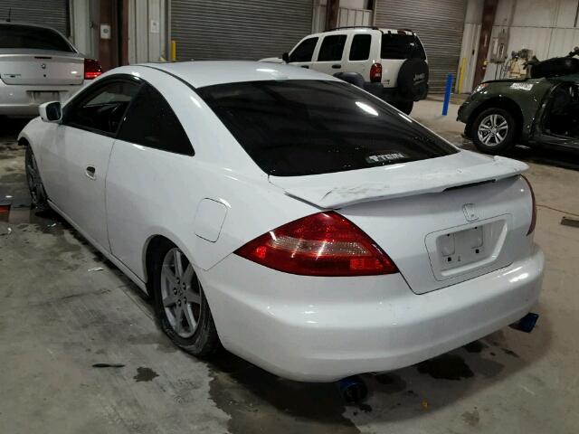 1HGCM82684A005160 - 2004 HONDA ACCORD EX WHITE photo 3