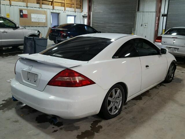 1HGCM82684A005160 - 2004 HONDA ACCORD EX WHITE photo 4