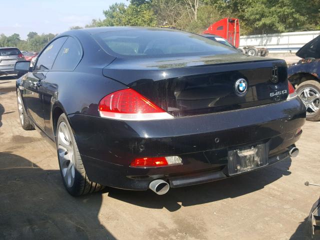 WBAEH73435B215984 - 2005 BMW 645 CI AUT BLACK photo 3