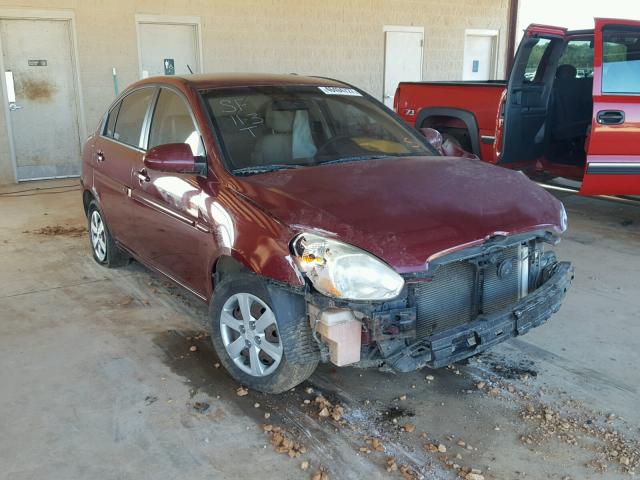 KMHCN46C68U216071 - 2008 HYUNDAI ACCENT GLS BURGUNDY photo 1