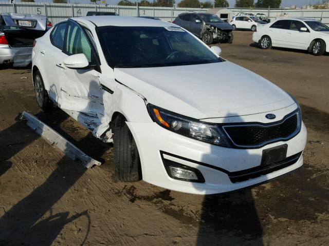 5XXGR4A79FG365288 - 2015 KIA OPTIMA SX WHITE photo 1