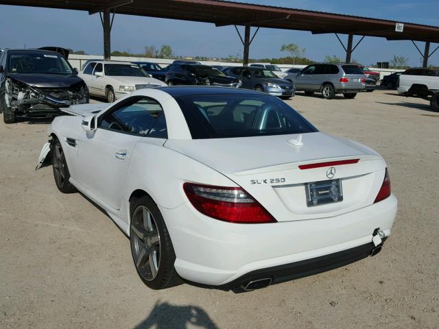 WDDPK4HA4FF107299 - 2015 MERCEDES-BENZ SLK 250 WHITE photo 3