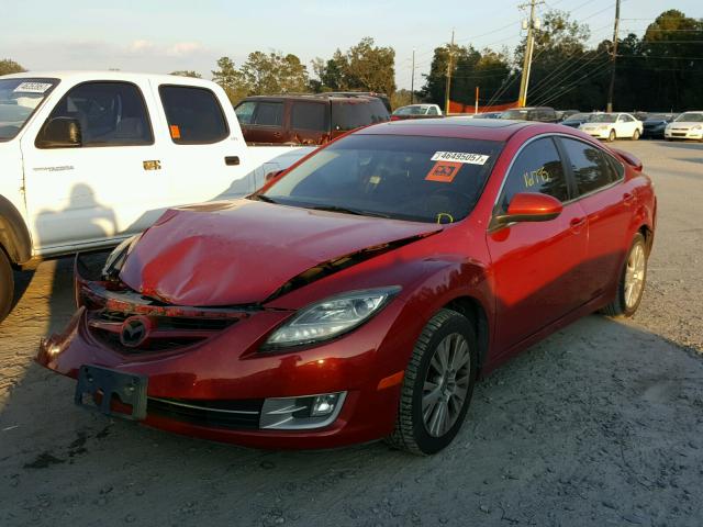 1YVHP82A695M45548 - 2009 MAZDA 6 I RED photo 2