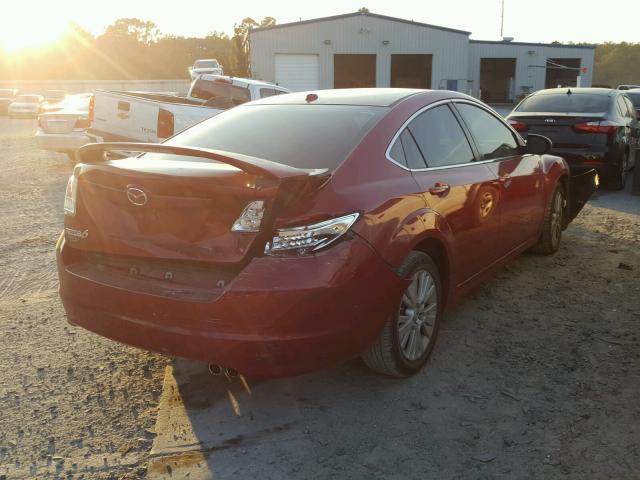 1YVHP82A695M45548 - 2009 MAZDA 6 I RED photo 4