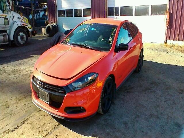 1C3CDFBB1FD406989 - 2015 DODGE DART SXT ORANGE photo 2