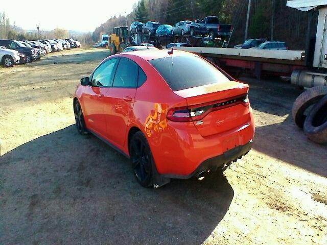 1C3CDFBB1FD406989 - 2015 DODGE DART SXT ORANGE photo 3