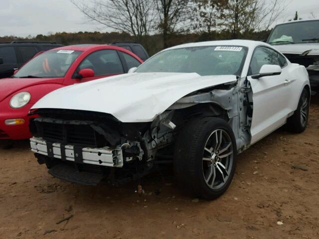 1FA6P8TH0F5356469 - 2015 FORD MUSTANG WHITE photo 2