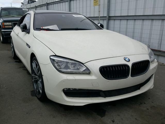 WBA6B8C59EDZ72588 - 2014 BMW 640 XI WHITE photo 1