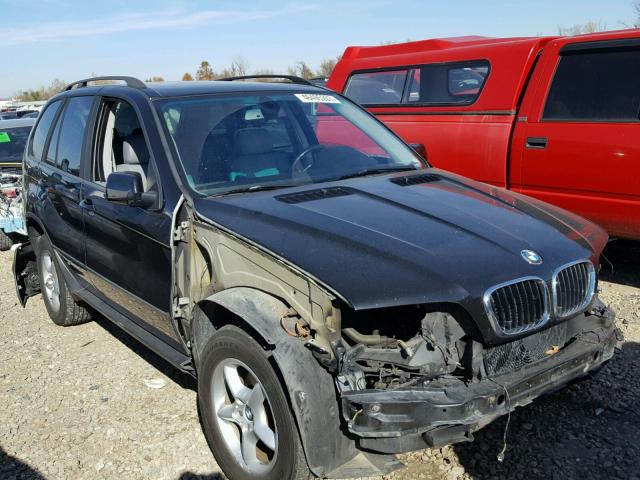 5UXFA53513LW24855 - 2003 BMW X5 3.0I BLACK photo 1