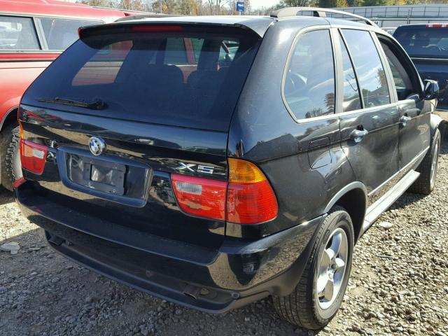 5UXFA53513LW24855 - 2003 BMW X5 3.0I BLACK photo 4