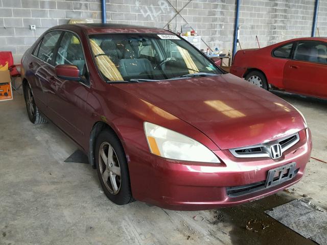 1HGCM56643A048661 - 2003 HONDA ACCORD EX BURGUNDY photo 1