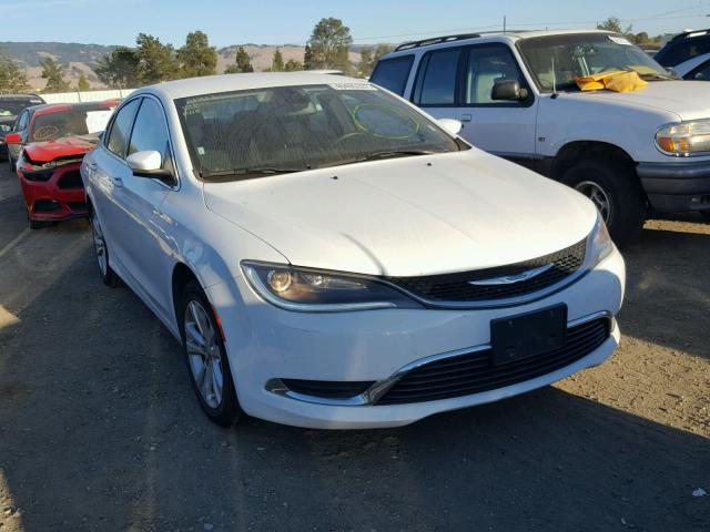 1C3CCCAB1FN680996 - 2015 CHRYSLER 200 LIMITE WHITE photo 1