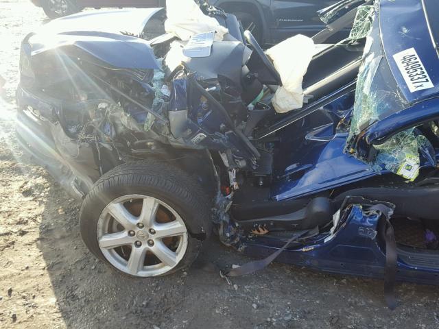 4T1BE46KX8U209675 - 2008 TOYOTA CAMRY CE BLUE photo 10