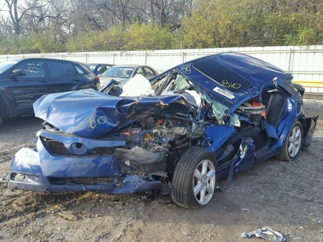 4T1BE46KX8U209675 - 2008 TOYOTA CAMRY CE BLUE photo 2