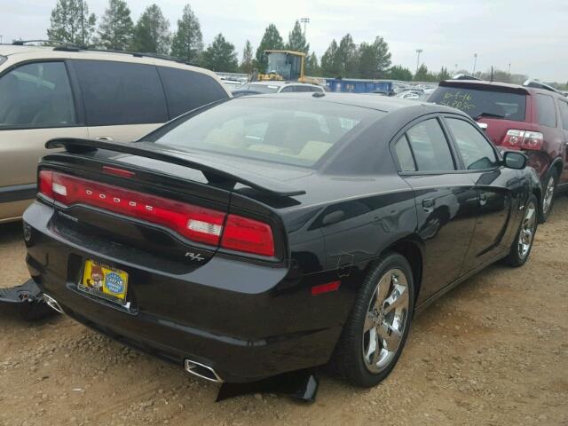 2B3CL5CTXBH516339 - 2011 DODGE CHARGER R/ BLACK photo 4